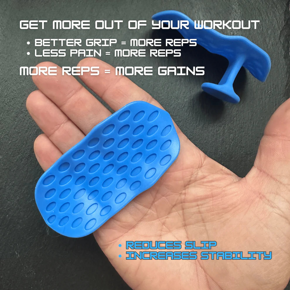 GripShield Pro™ – Silicone Gym Grips for Dumbbells, Bars & Cable Machines (PAIR)